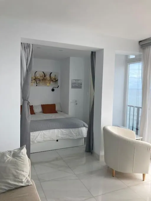 Spectacular Panoramic Sea View 1Bd/1Ba Studio Apt. Mijas Spanyolország